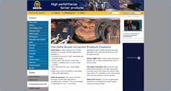 Desktop Screenshot of deltafarrierproducts.com
